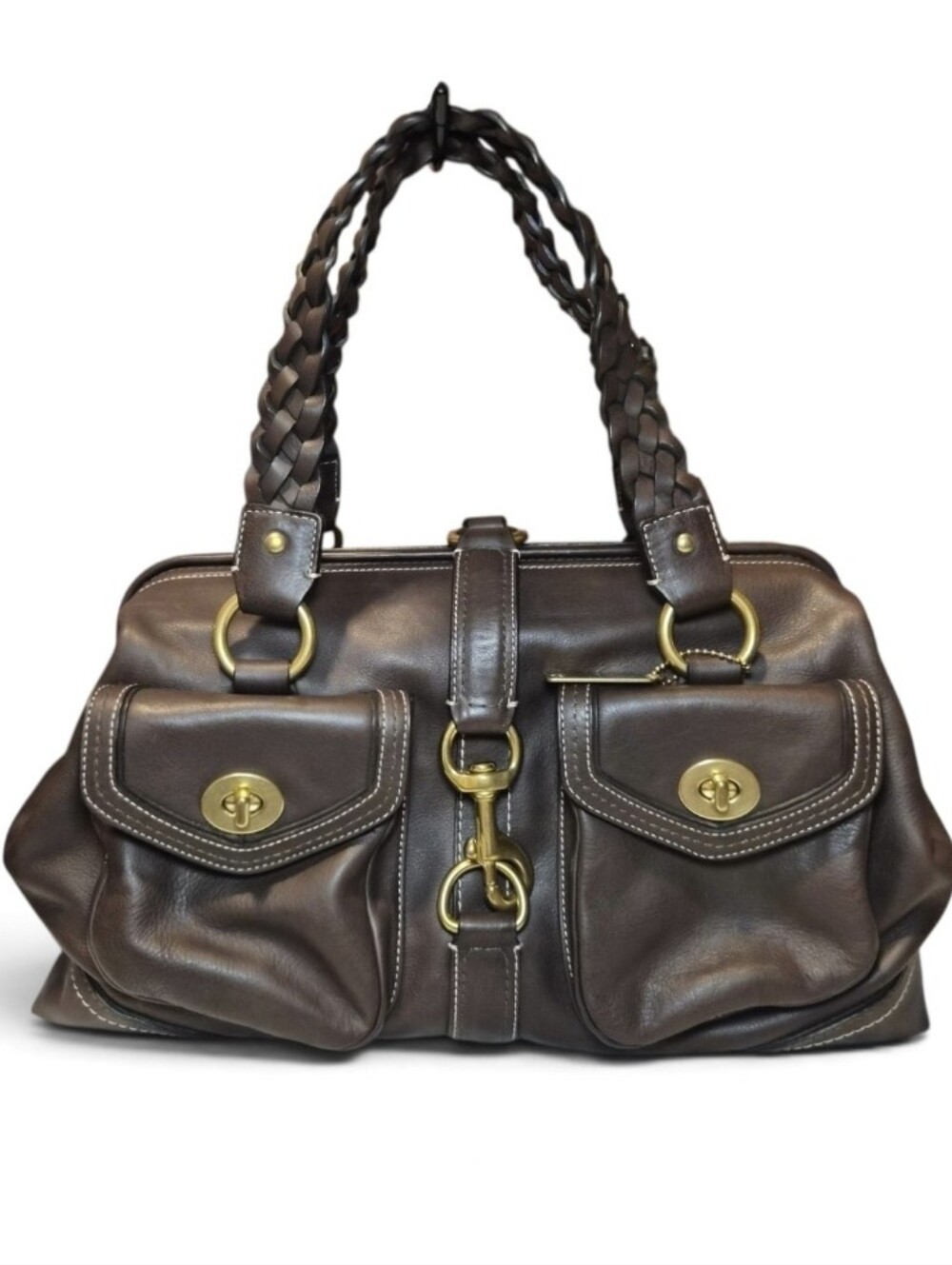 VTG Coach Legacy Daphne Doctor Satchel Brown Leather 3569 Like New